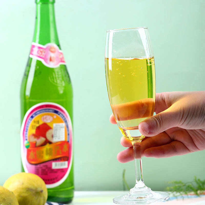香槟麻栗水蜜桃汽水600ml90童年回忆云南特产碳酸碳酸饮料