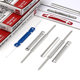 Effective binding clip color plastic two-hole loose-leaf folder binding thick metal hardware strong double hole punch clip A4 drawing file office supplies closed 2-hole voucher clip Effective binding clip color plastic two-hole loose-leaf folder binding thick metal hardware strong double hole punch clip A4 drawing file office supplies closed 2-hole voucher clip