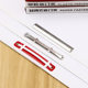 Effective binding clip color plastic two-hole loose-leaf folder binding thick metal hardware strong double hole punch clip A4 drawing file office supplies closed 2-hole voucher clip Effective binding clip color plastic two-hole loose-leaf folder binding thick metal hardware strong double hole punch clip A4 drawing file office supplies closed 2-hole voucher clip