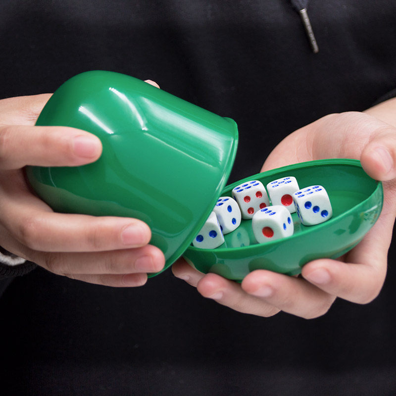 骰子骰盅套装高档ktv酒吧用品品色盅摇筛盅筛盅