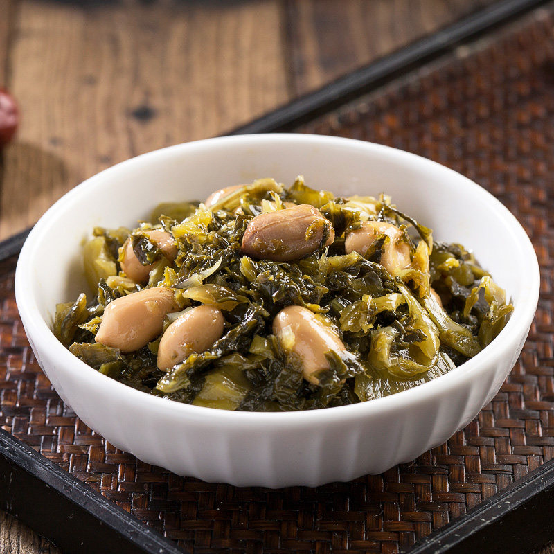 得福香梅菜花生下饭菜大包配粥小菜60g10包腌制