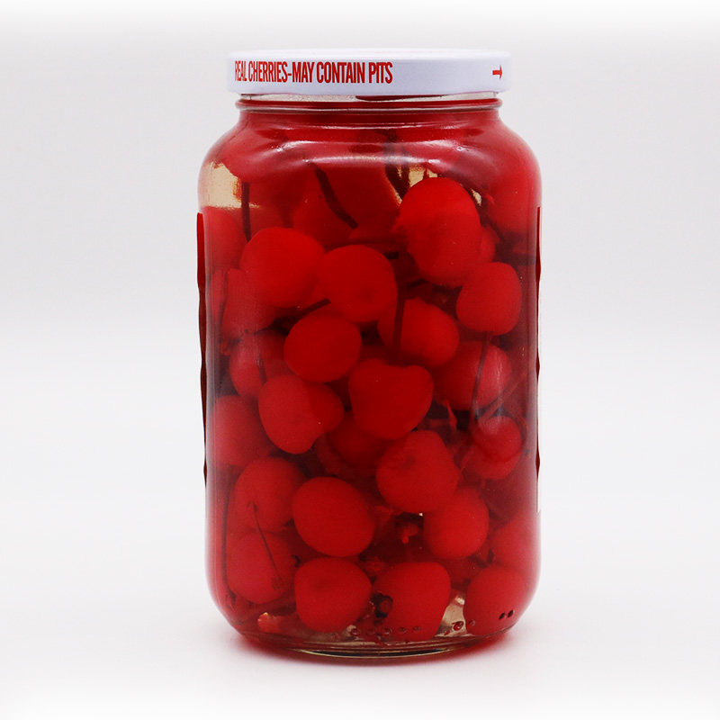 烘焙原料味林红樱桃710g樱桃车厘子罐头鸡尾酒蛋糕水果罐头