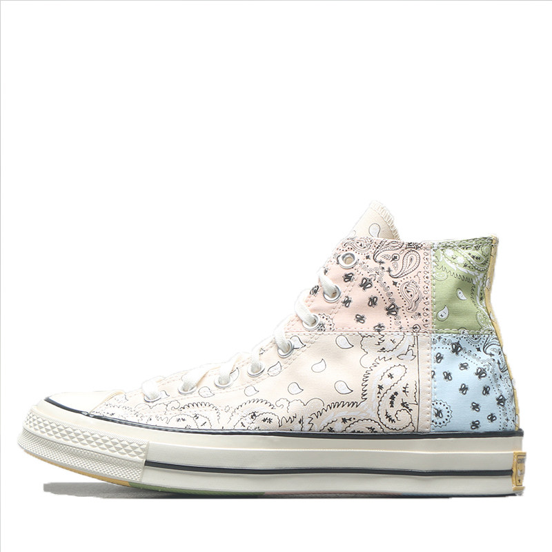现货烽火converse1970s匡威拼接腰果花帆布鞋169880c帆布鞋