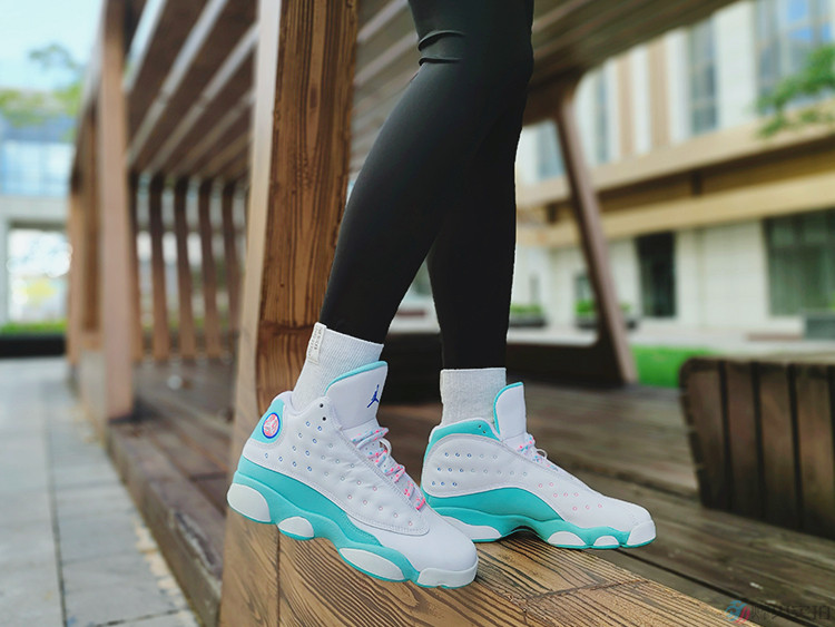 烽火airjordanauroragreengsaj13白绿篮球鞋439358100篮球鞋