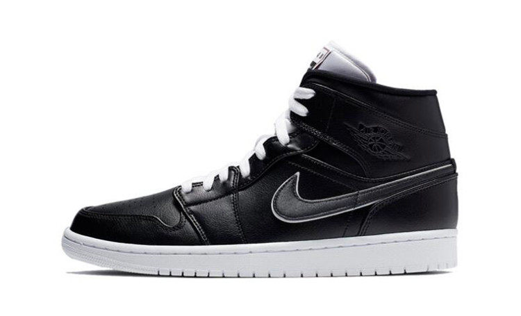 烽火体育 air jordan 1 mid aj1 黑白奥利奥 篮球鞋 852542-016