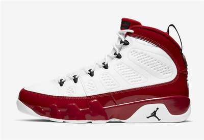 烽火体育 air jordan 9 aj9 健身房 红漆皮 篮球鞋 302370-160
