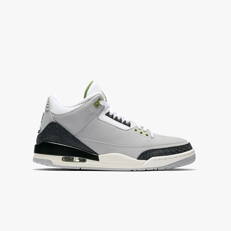 烽火air jordan 3 air trainer aj3 灰绿 手稿398614 136064-006