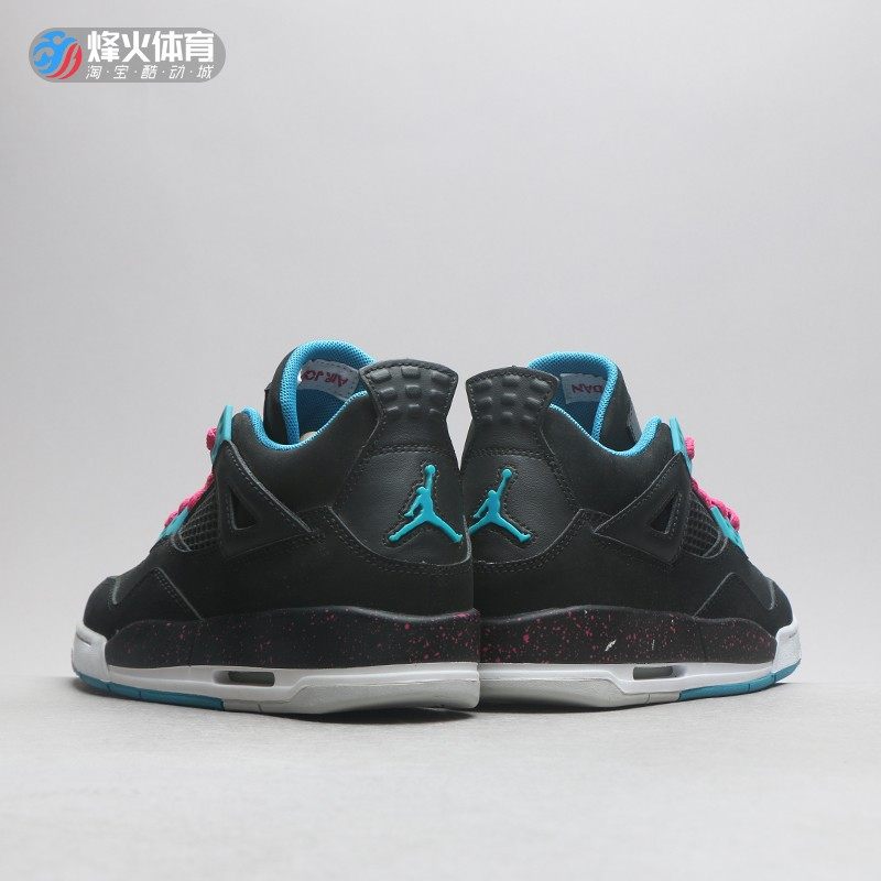 现货烽火airjordan4aj4南海岸镭射篮球鞋487724705334