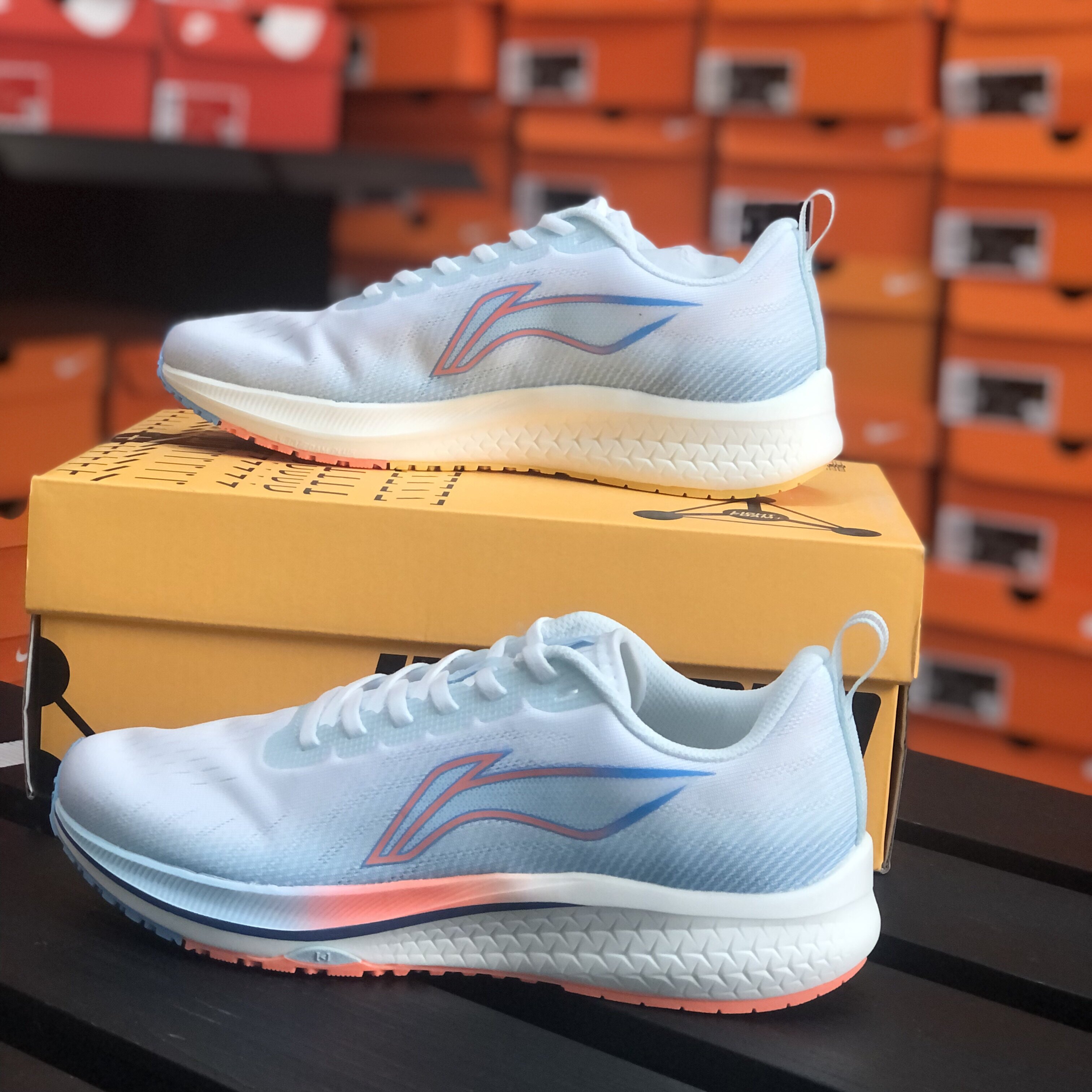 李宁赤兔5女速跑跑鞋高回弹回弹超轻透气减震跑步鞋