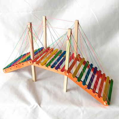 雪糕手工材料点线立体构成线立学生作品模型制作工具