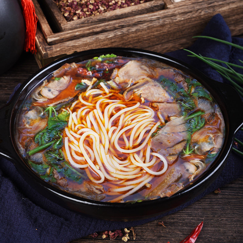 羊肉肉粉宝康水城贵州特产六盘水小吃遵义湿粉冲泡方便面