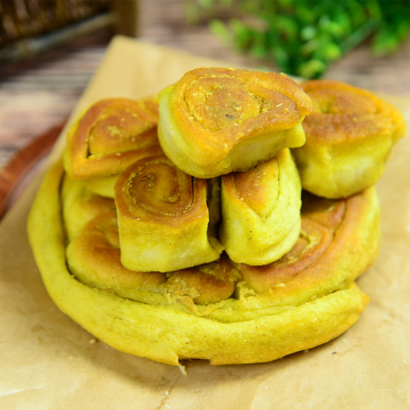 油旋苦豆烙饼北方手工面点油圈儿童老人早餐包点