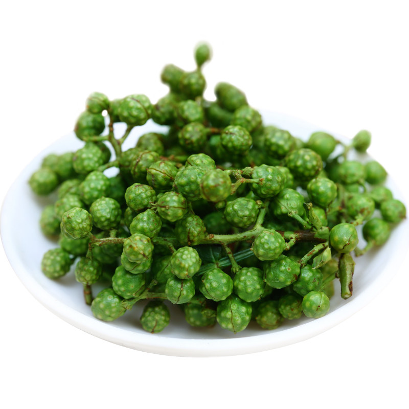 保鲜新鲜青花椒400g四川江津鲜花椒川椒粒生藤椒麻椒特麻调料