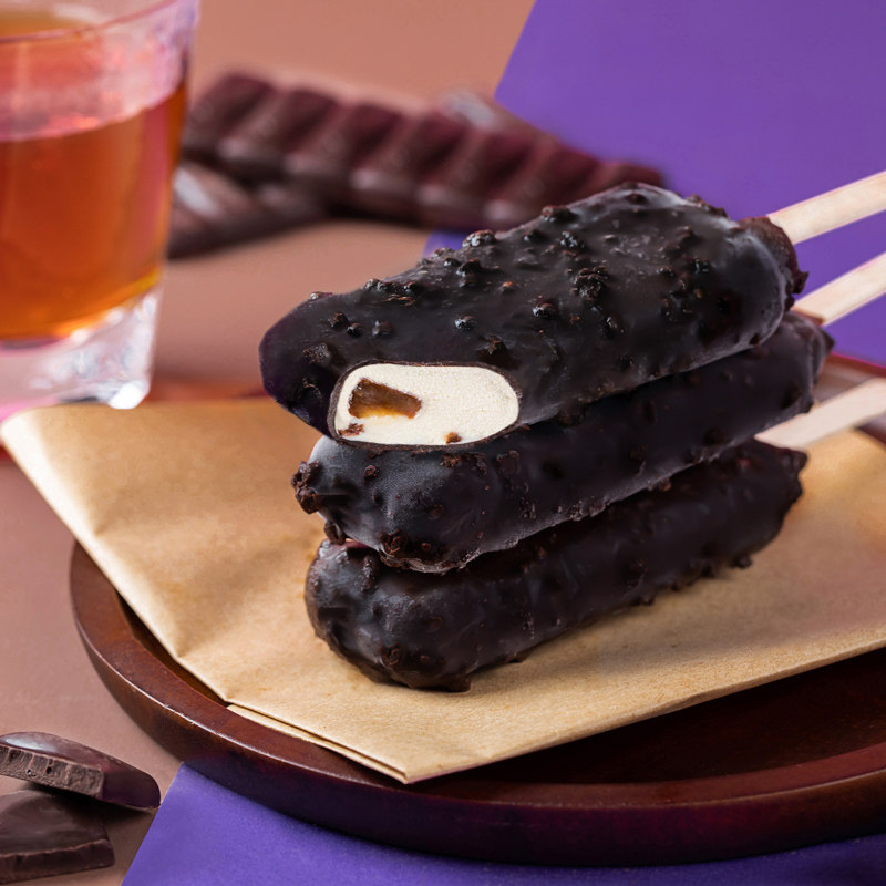 meiji明治冰淇淋巴旦木抹茶口味雪糕脆皮巧克力冰淇淋