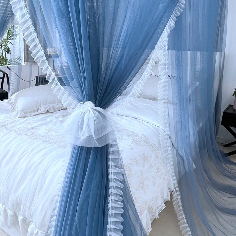 正品网红同款导轨蚊帐新款高级家用卧室型高端蚊帐