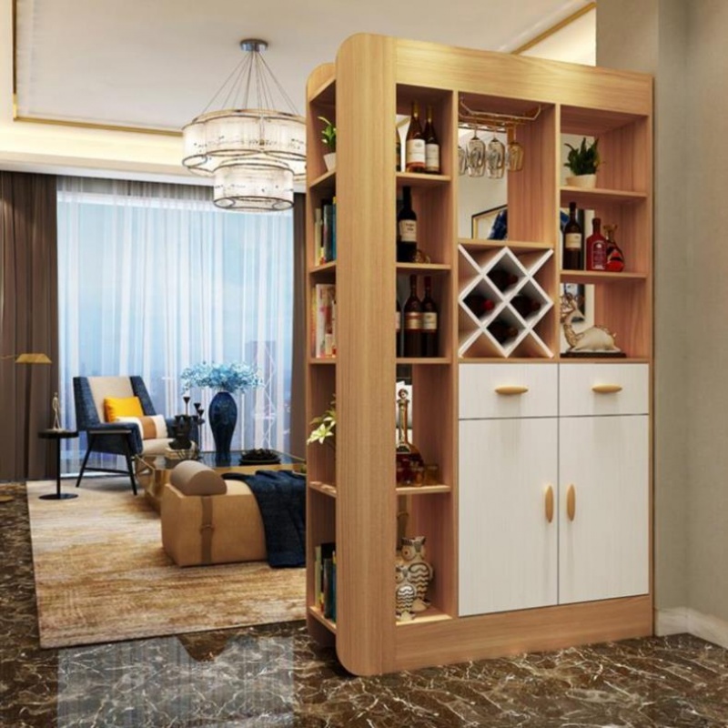 客厅时尚玄关酒柜隔断柜新古典餐边厅柜储装饰门厅