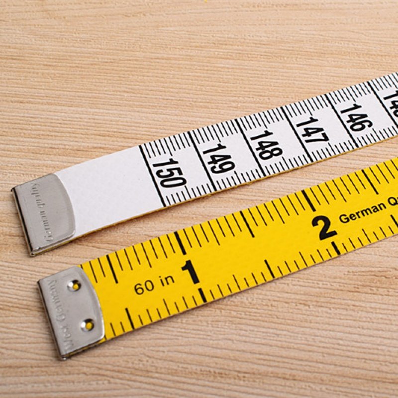 t2米尺进口尺子卷尺塑料量衣尺三围服装软尺卷尺