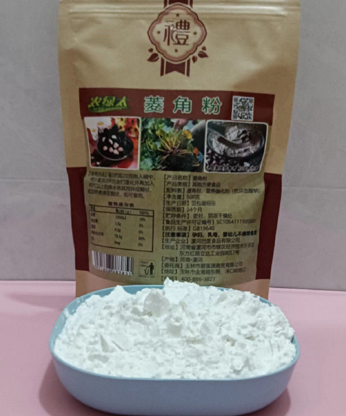 菱角粉代餐即饮即冲食用糊梭角粉现凌角野生农家菱角