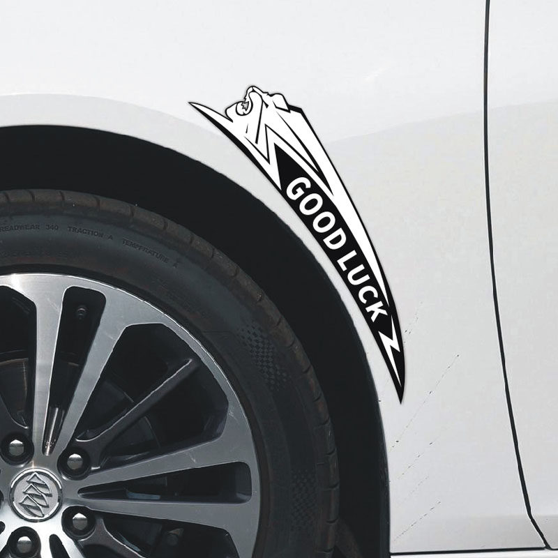 灵点 伤痕贴 划痕贴轮眉贴纸 汽车贴纸个性车贴 免修擦痕贴