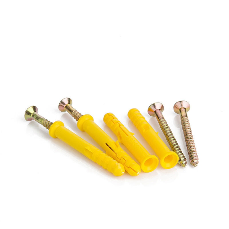 优质浙江省小黄黄鱼塑料管膨胀螺丝加长胶塞碳钢膨胀螺丝