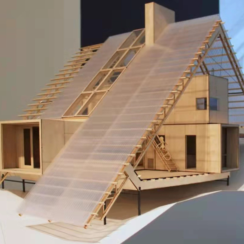 图纸雕刻船模椴木木板亚克力激光切割建筑模型加工模型制作工具