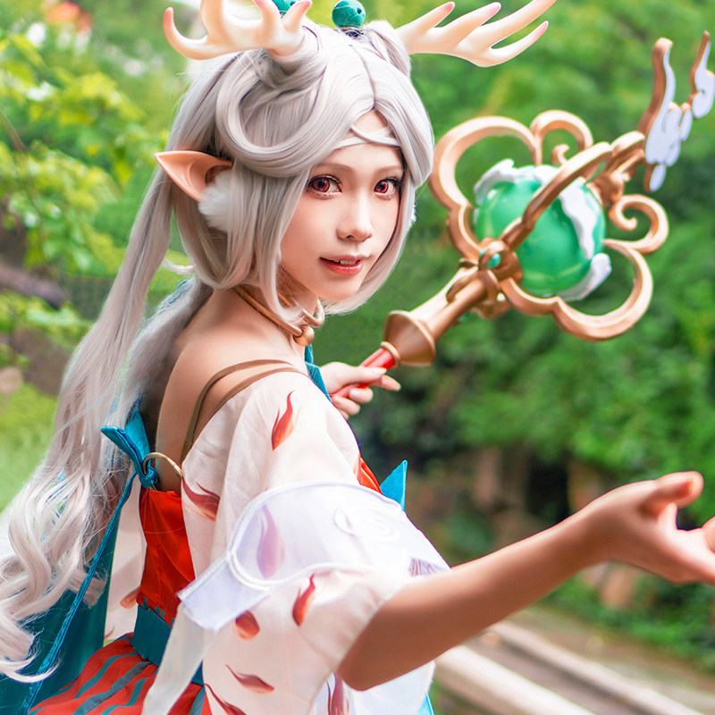 cos现货漫骨王者荣耀服瑶遇见神鹿古装女装cosplay女装