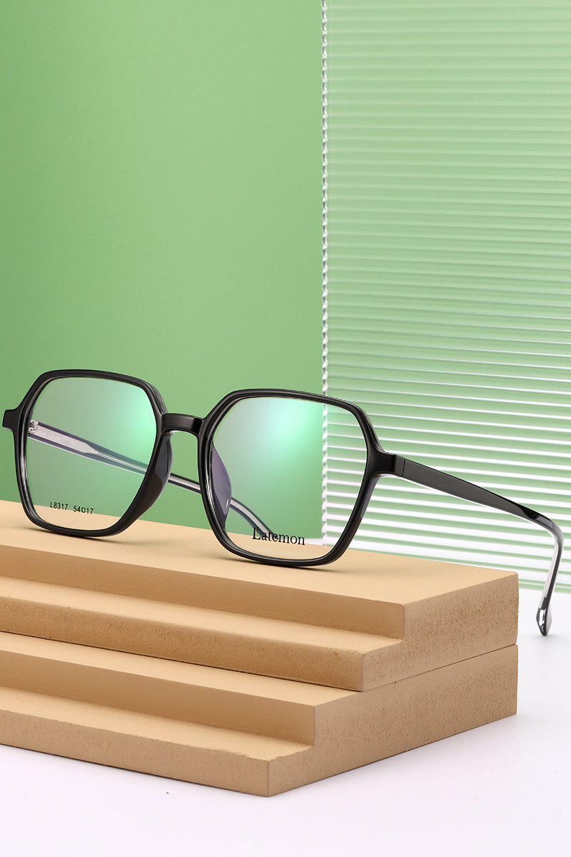 latemon浪特梦多边眼镜镜框近视近视眼眼睛女可度数眼镜架