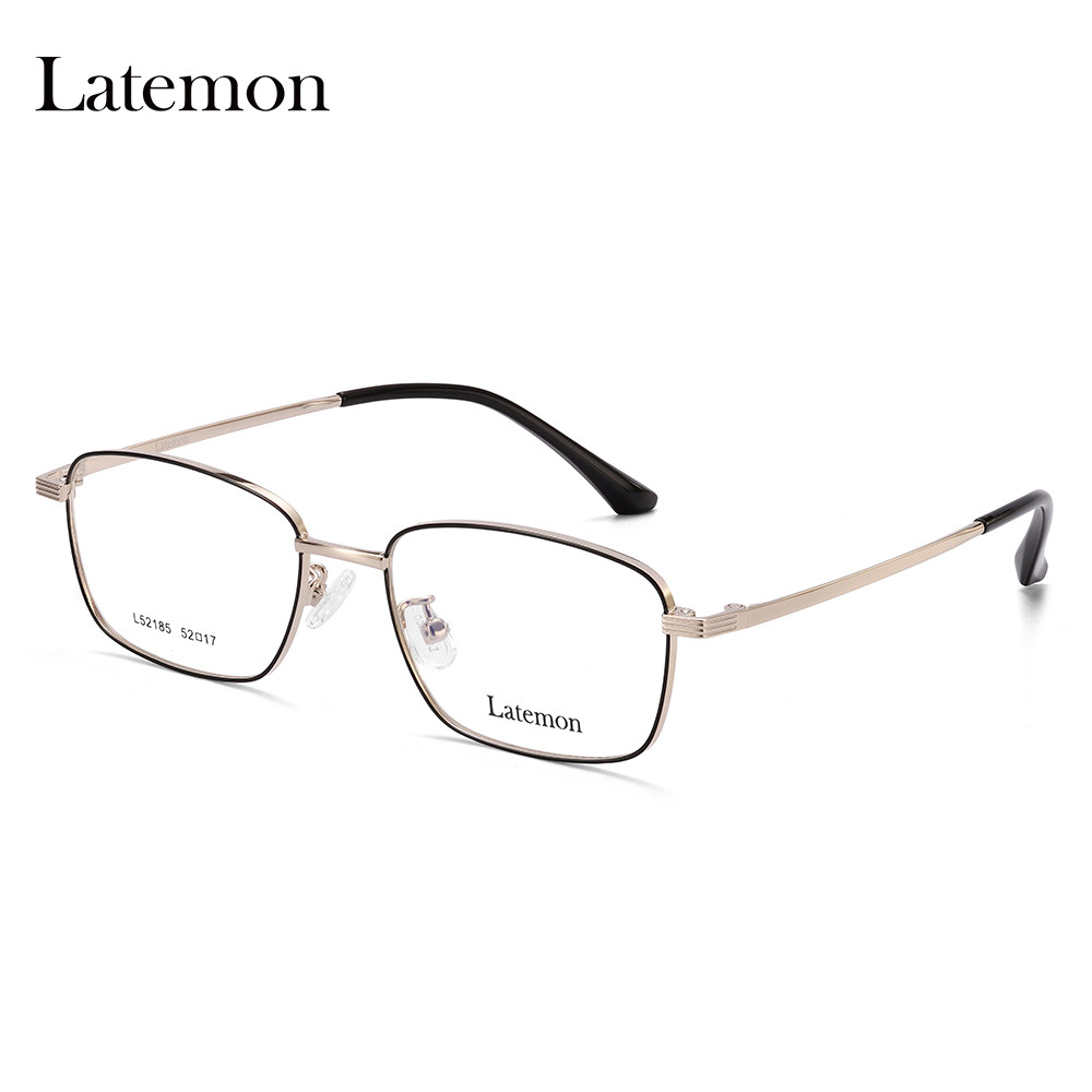 latemon浪特梦素颜小框眼镜方框女可配镜片近视眼睛男圆脸l52185