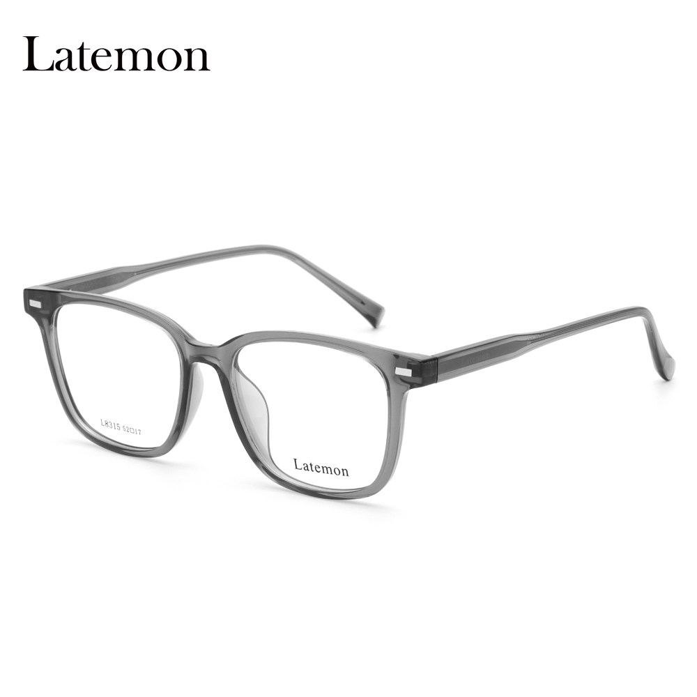 latemon浪特梦透明明眼镜框近视近视眼眼睛女可镜片眼镜架