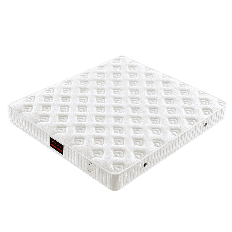 集美家居 乳胶席梦思床垫1.5m1.8米偏硬经济型椰棕弹簧床垫20cm厚