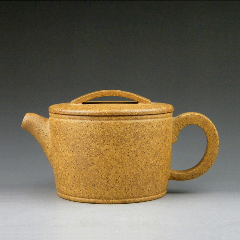 宜兴名家紫砂壶纯全手工正宗原矿高温黄金段泥汉茶壶