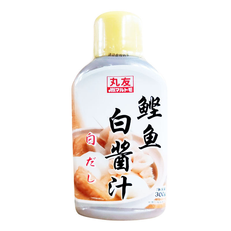 酱油日式丸友鲣鱼白酱汁酱汁300g调味品白酱油调味料酱类调料