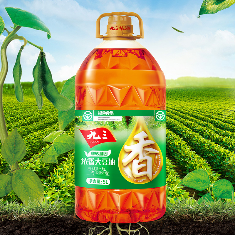 九三食用油非转基因浓香大豆豆油5l大豆油