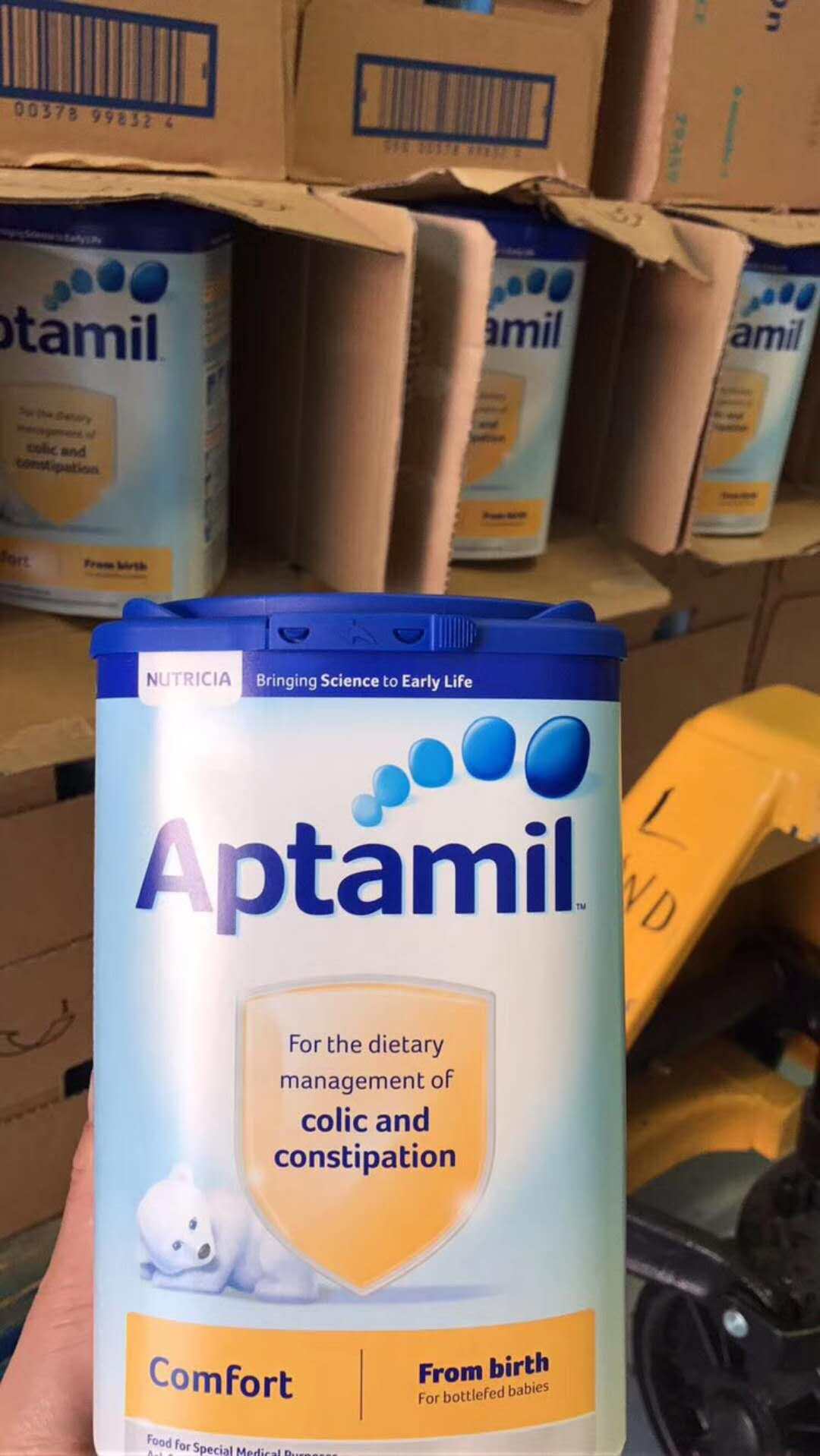 中国香港aptamil爱他美低敏婴儿奶粉适度水解白金1段 0-6月龄