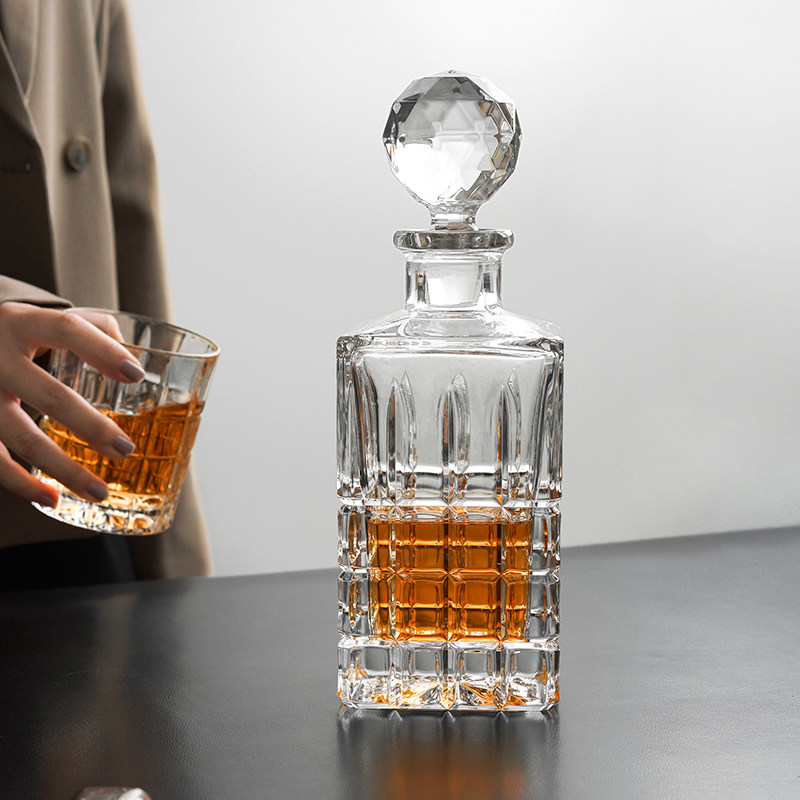 捷克bohemia进口水晶玻璃威士忌杯酒酒具套装创意个性杯子套装