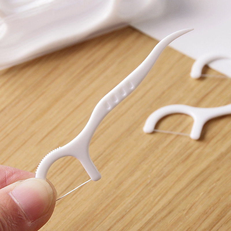 牙线牙缝便携弓形棒高拉力缝线刷牙牙齿护理牙线