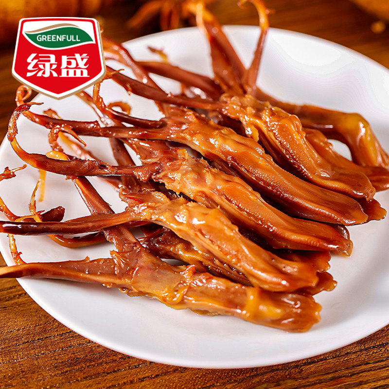 绿盛500g2温州特产办公室酱鸭舌