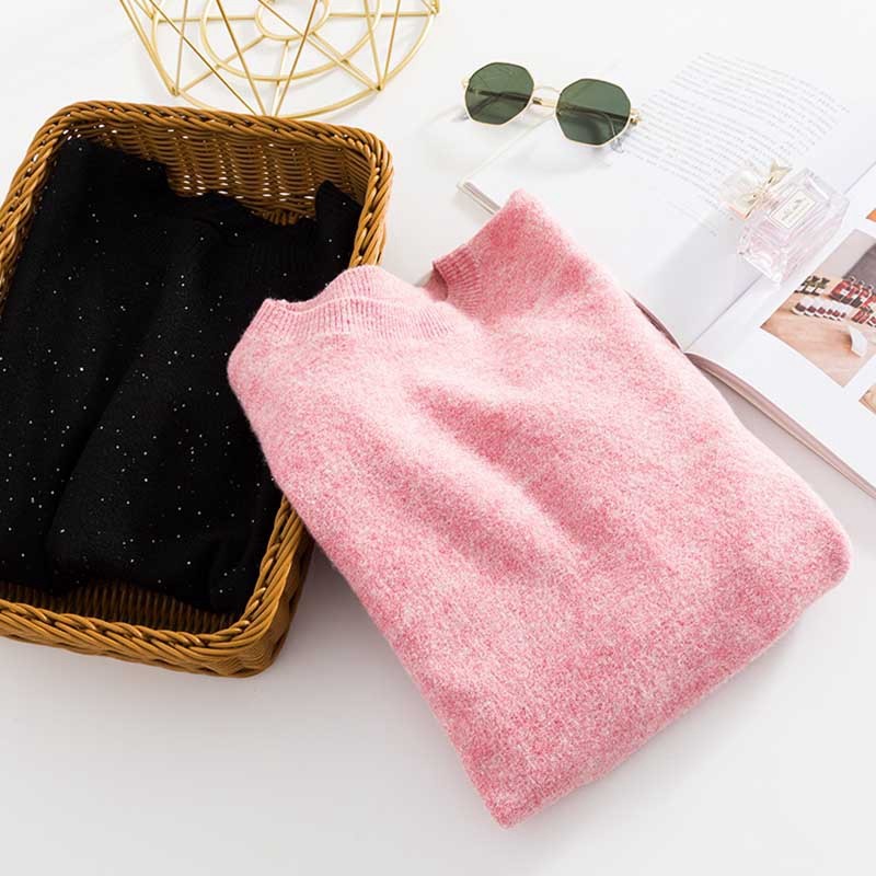 2020年新款爆款鹤绒高级感欧新年蜜桃粉色星空手套
