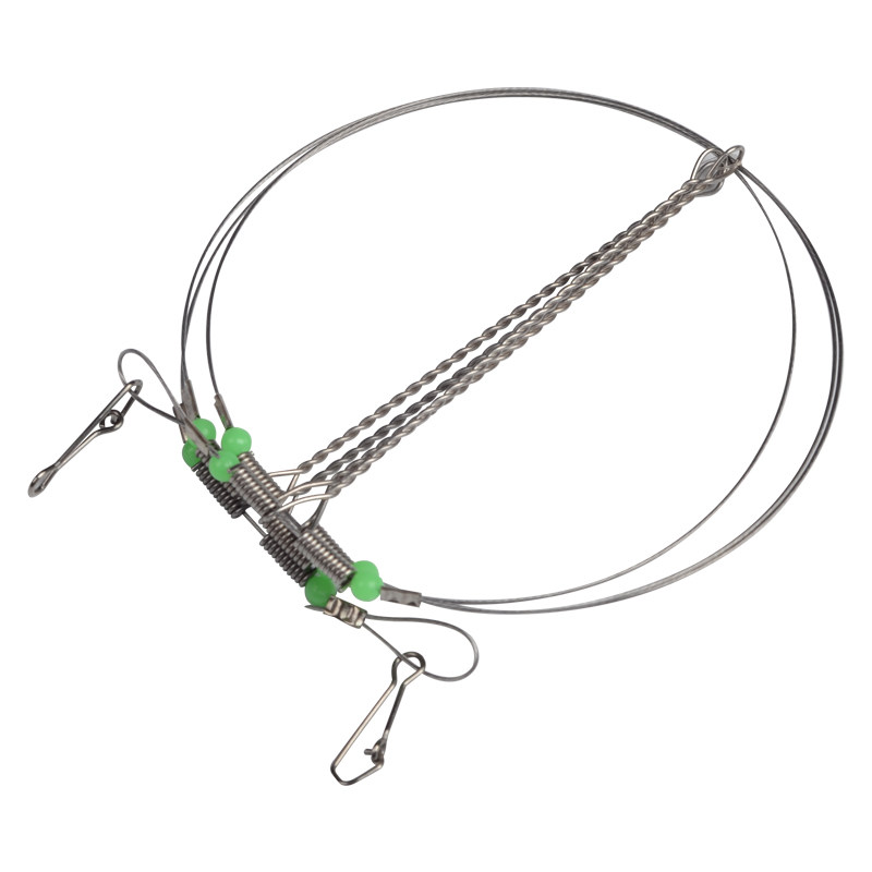 串钩钢丝天平海钓缠绕爆炸加长快速鱼钩连接线其他垂钓用品