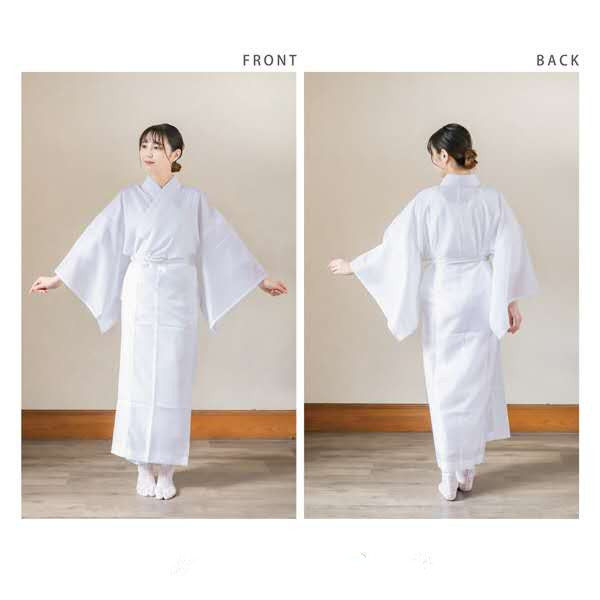 传统和服四季浴衣打底襦袢白色内衬纯棉内搭民族服装