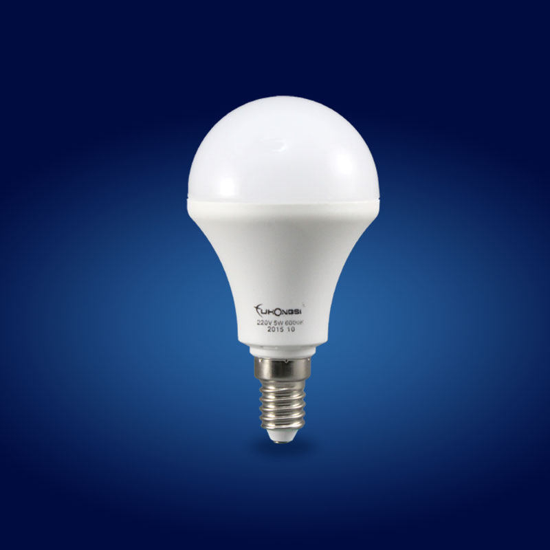 富虹斯led灯泡e14大小螺口球泡灯e27照明节能灯3w暖白5w超亮家用