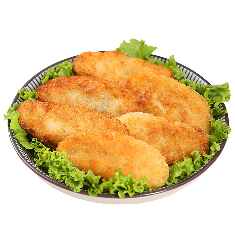 深海鳕鱼鱼排冷冻半成品商用油炸小吃330g3盒鳕鱼
