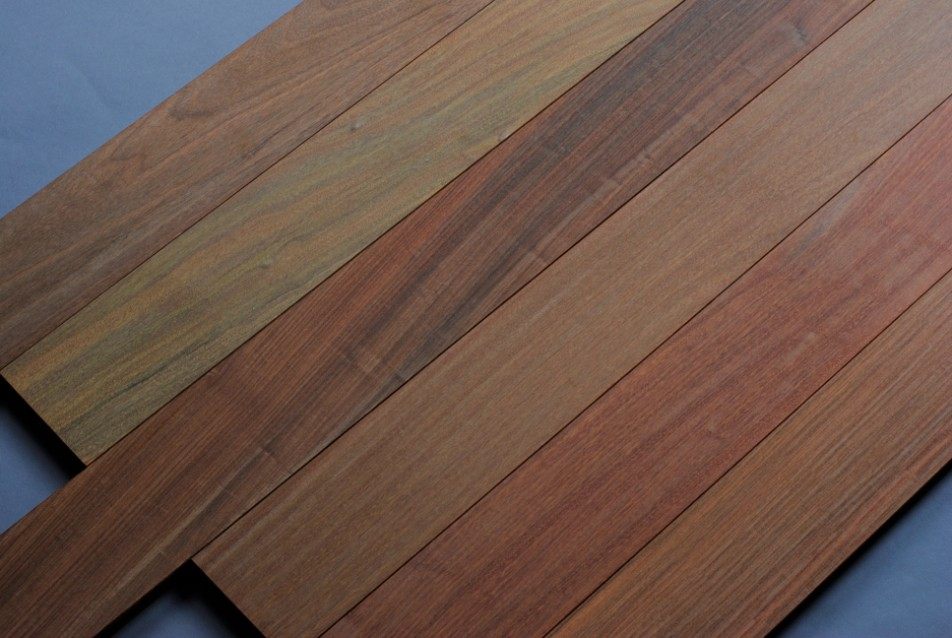 重蚁木素板免漆纯实木地板紫檀原木木地板无漆深色实木地板