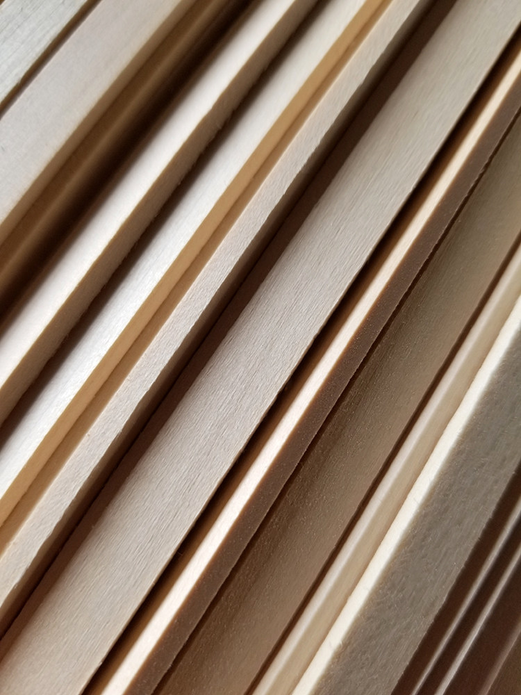 【组子条】永宁组子|专业精细木条云杉松木椴木黑胡桃模型123mm