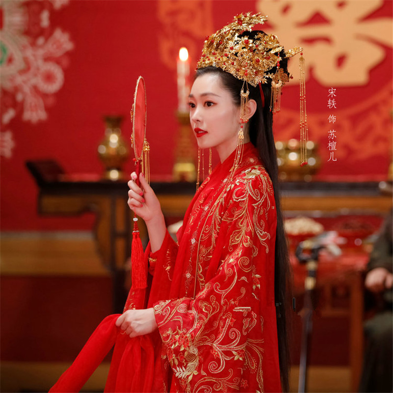 影视婚礼中式儿宋苏檀麒麟赘婿郭麒麟喜服婚服民族服装