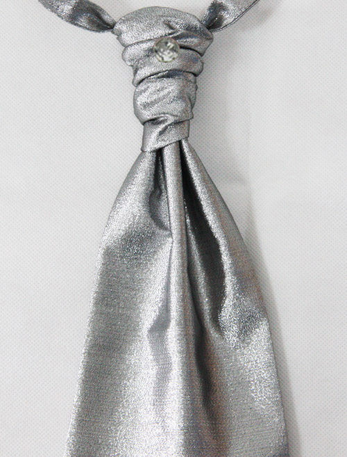 领带懒人免打金属银色男韩版宽领结婚结婚礼礼服领结