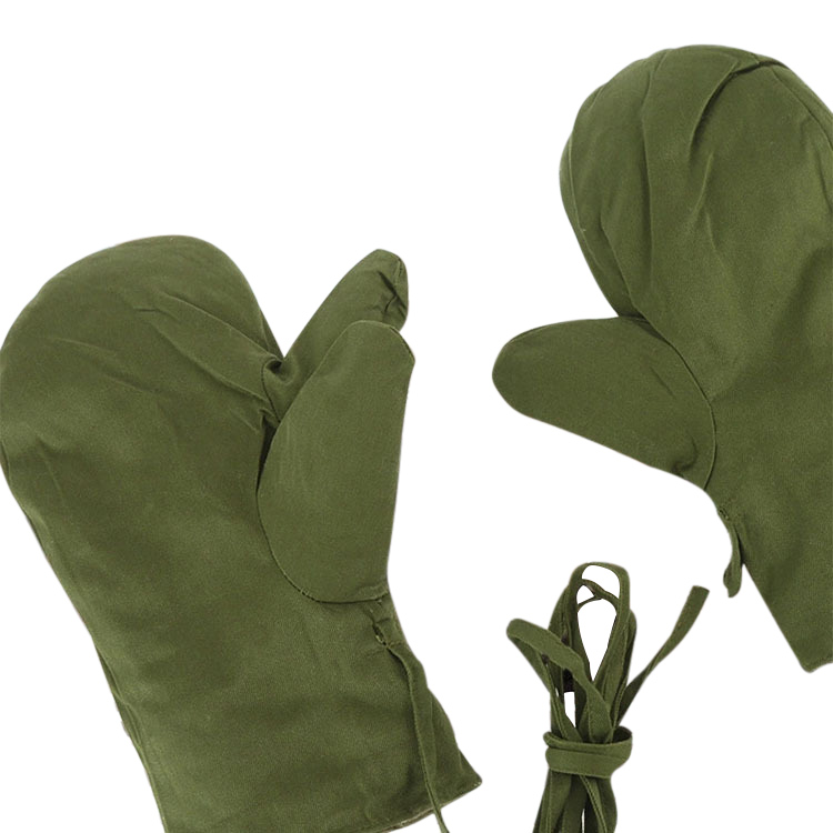 手套羊毛男冬老式正品军绿手闷加厚纯棉连指战术手套