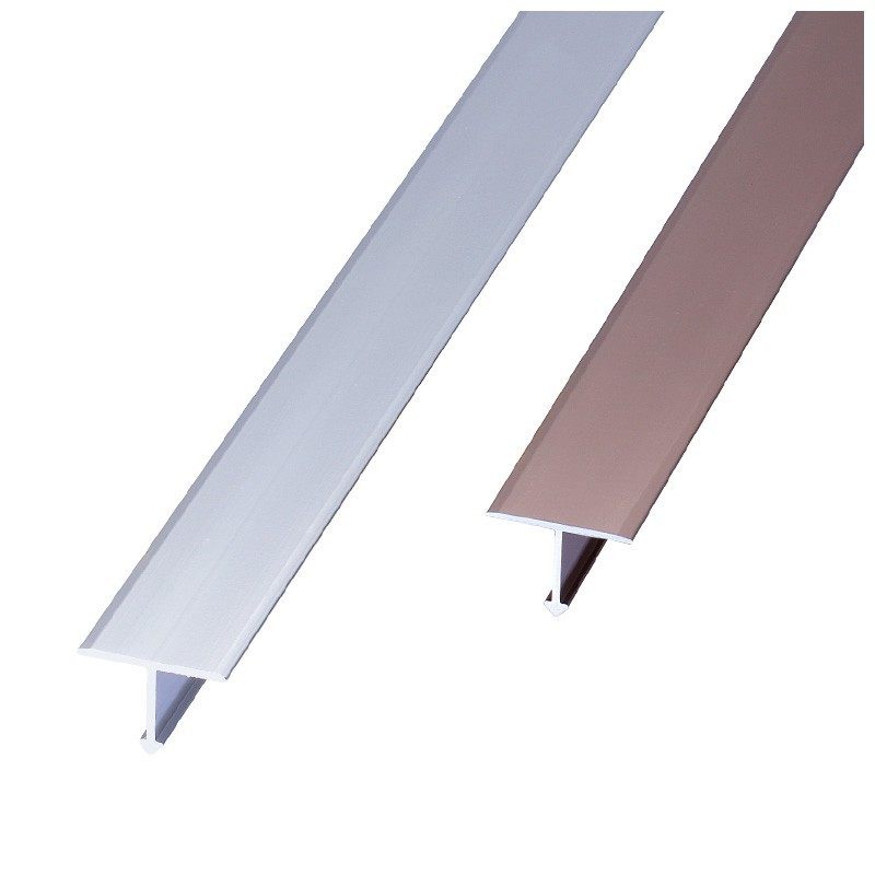 新欣铝合金t型条 地毯收口集成灶纱窗高低扣门槛压边条墙纸装饰线
