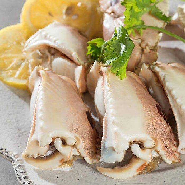 面包蟹脚虎纹野生鲜活冷冻蟹钳海鲜螃蟹蟹肉蟹棒