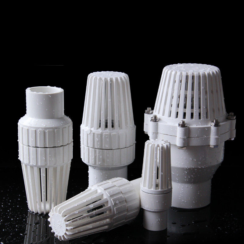 pvc底阀终端止逆水管管件抽水水泵塑料滤网底阀